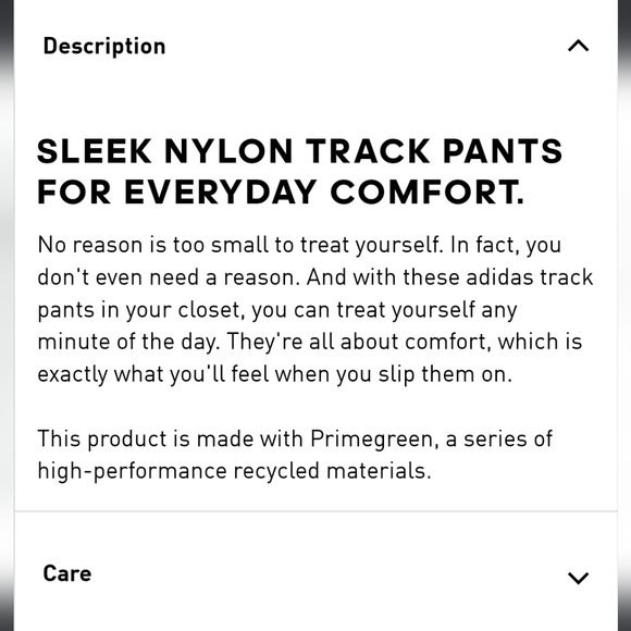 Adidas lock up nylon plain weave trefoil track pants - Picture 13 of 13